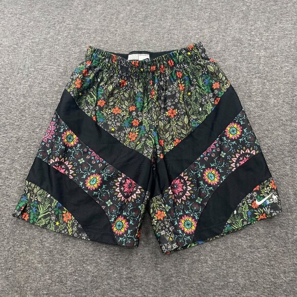 NikeLab x RT Riccardo Tisci Floral Shorts Womens Medium EUC Style‎ 827071-010 - Picture 1 of 12